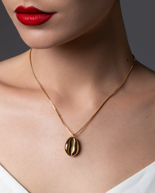 Ocean Pearl Necklace, 18K Gold