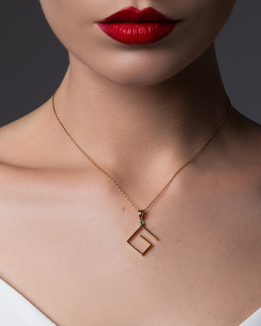 Golden Edge Necklace
