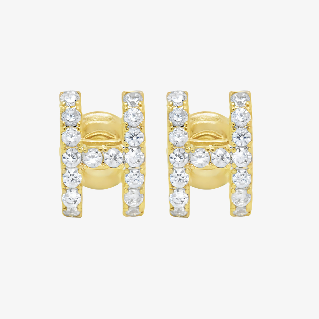 Golden Bloom Studs Earring