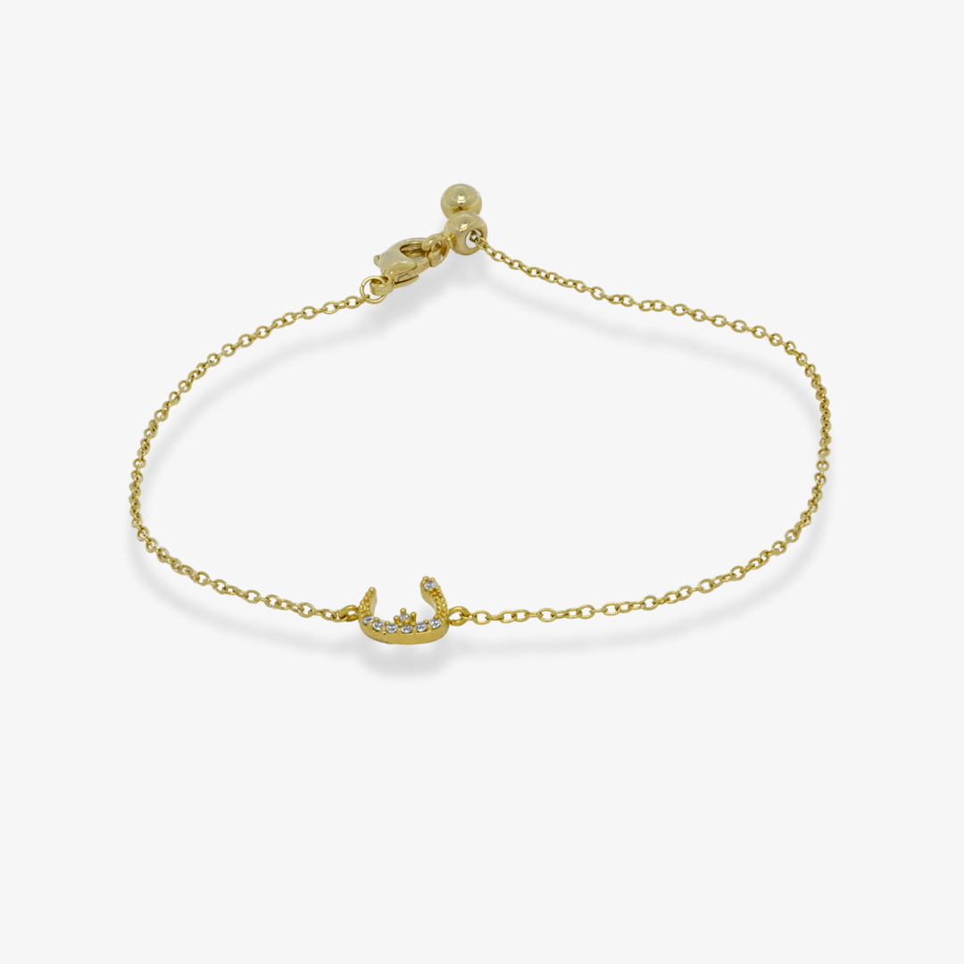 "NOON" Lucky Crescent Bracelet