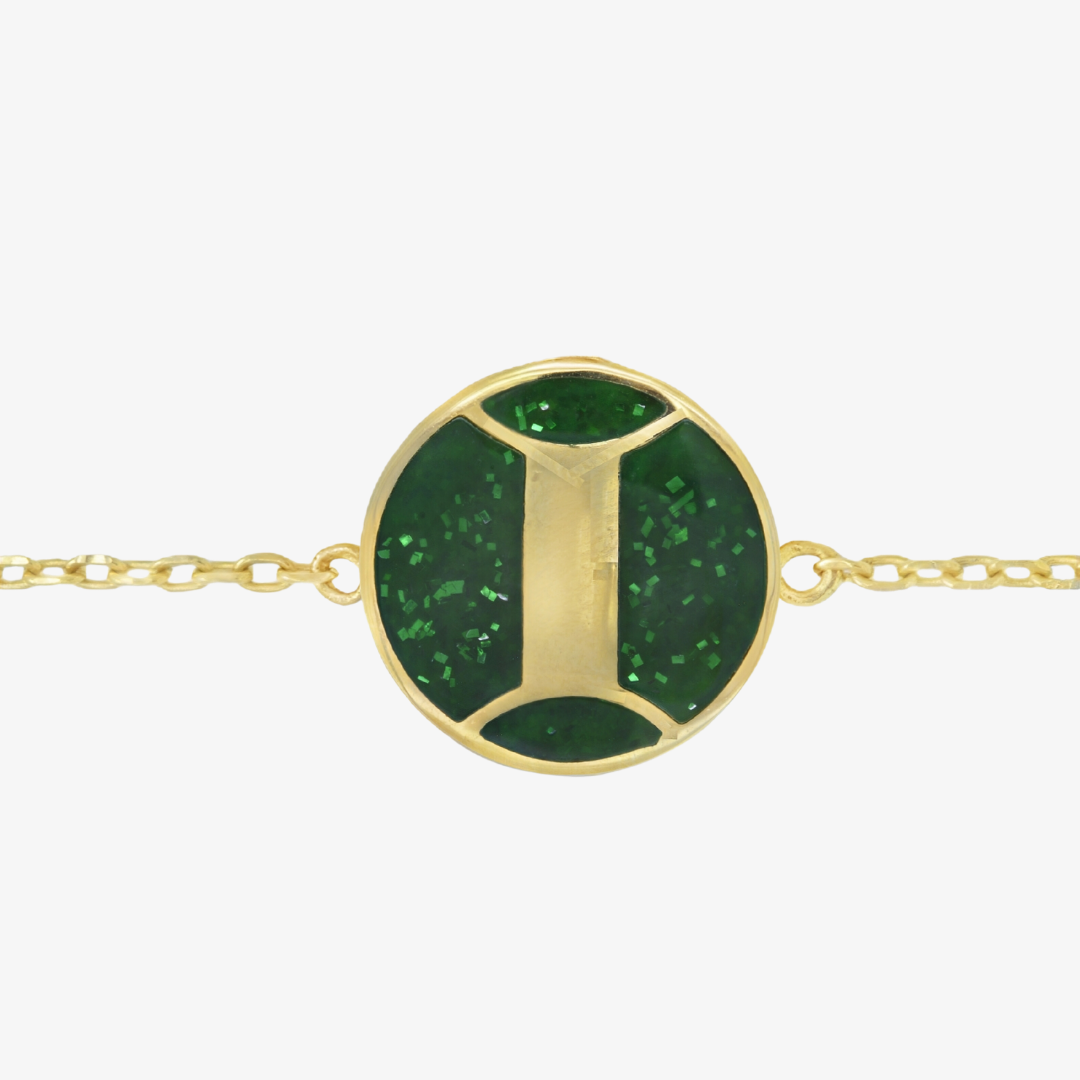 Gemini Emerald Bracelet