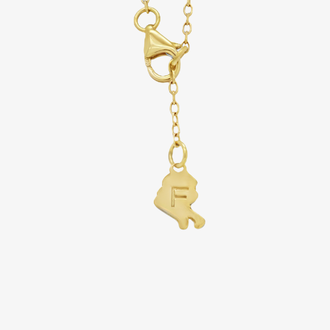 Hieroglyphic Letter "F" Bracelet