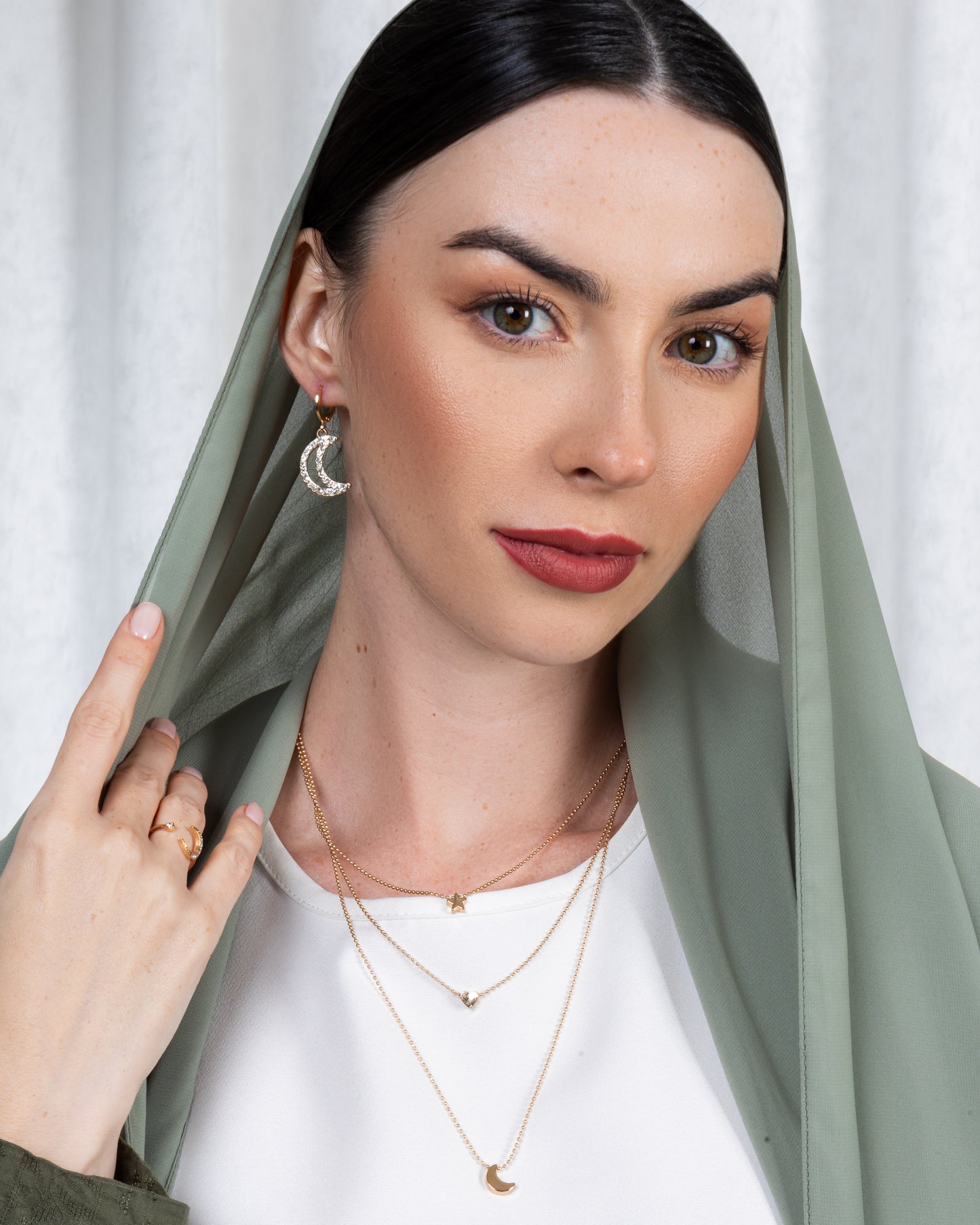 Lunar Harmony Layered Necklace