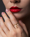 Gold Ayn Diamond Ring