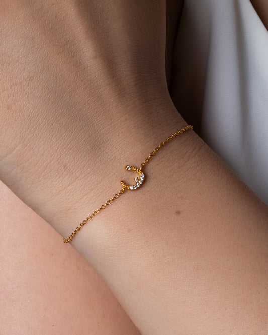 "NOON" Lucky Crescent Bracelet
