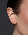Gold Letter H Earrings