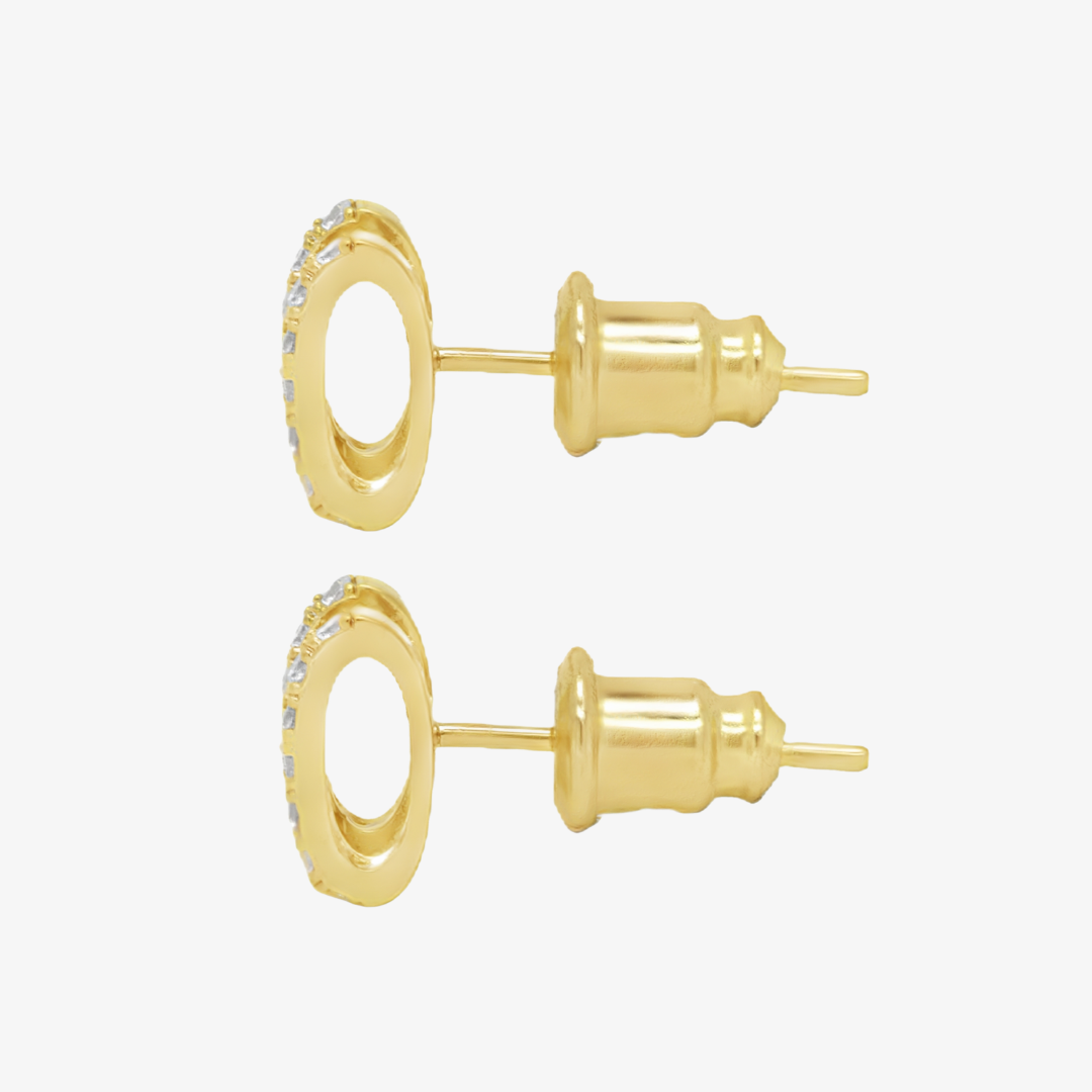 Golden Bloom Studs Earring