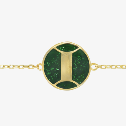 Gemini Emerald Bracelet