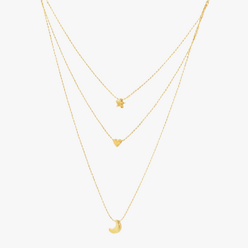 Lunar Harmony Layered Necklace