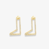 Hieroglyphic 'B' Earrings