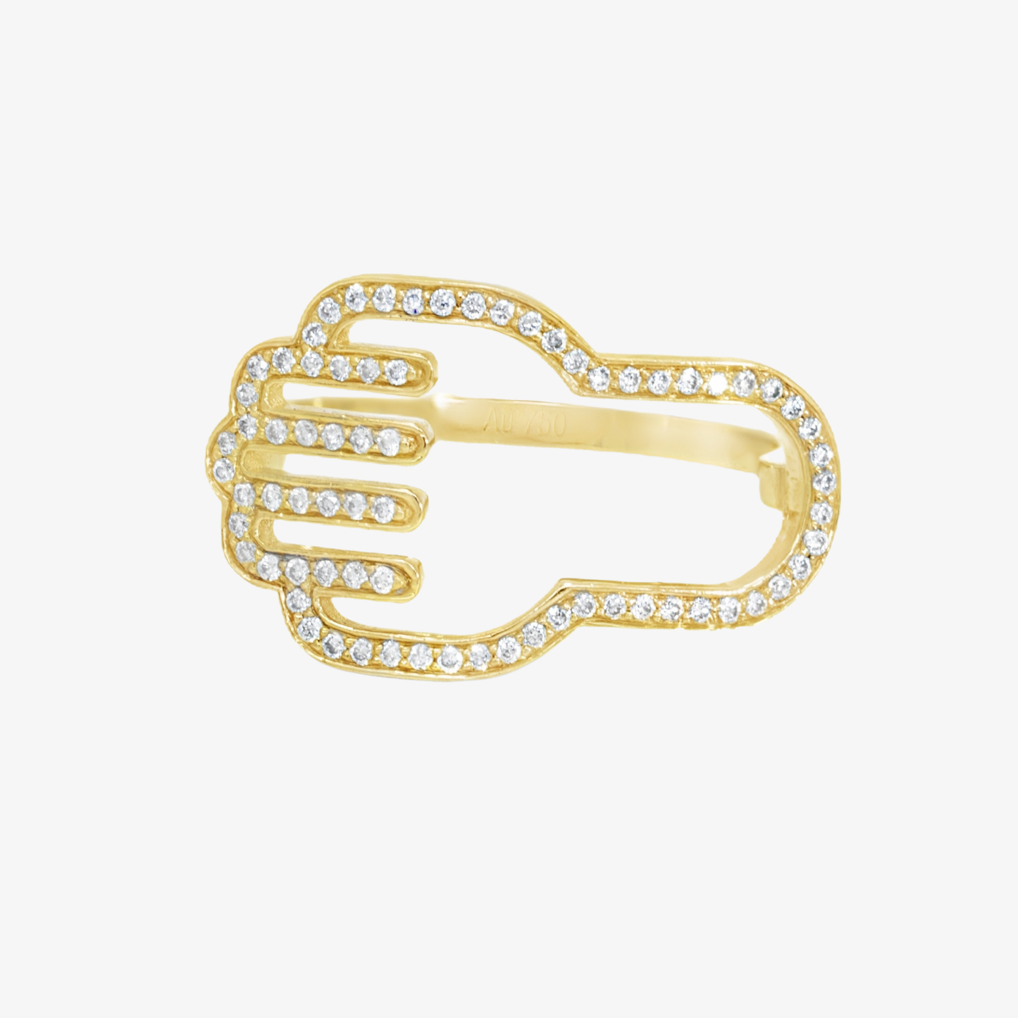 Hieroglyphic Letter "D" Glow Ring