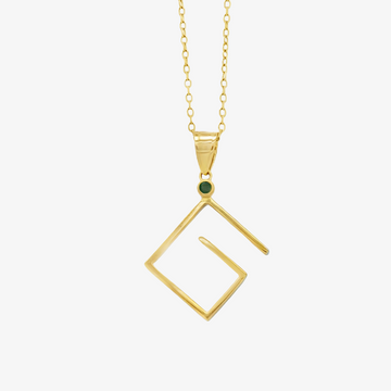 Golden Edge Necklace LATTER G