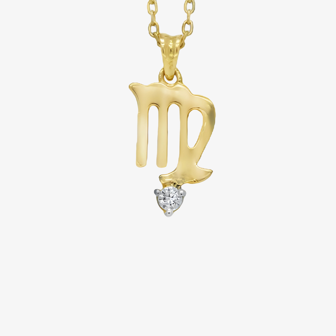 Virgo Symbol Necklace