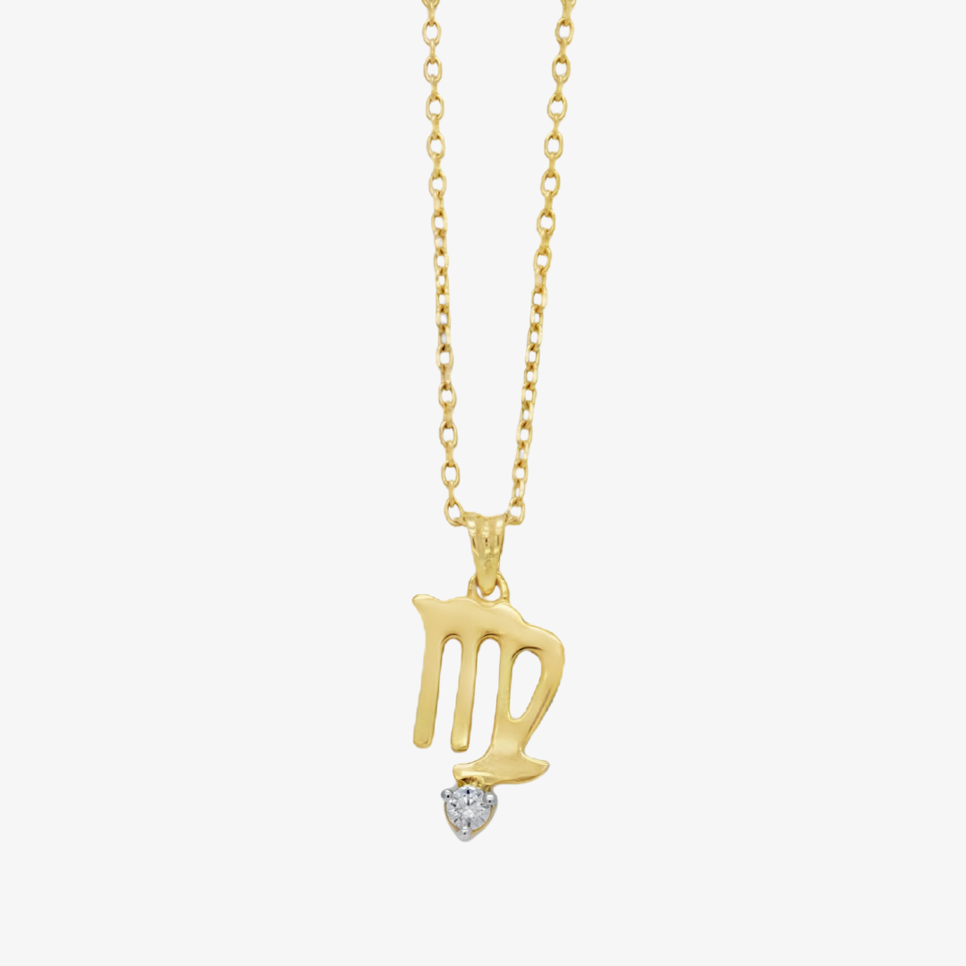 Virgo Symbol Necklace