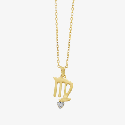 Virgo Symbol Necklace