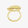 Golden Shell Ring