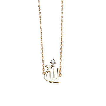 Jalalah Necklace with diamonda on top