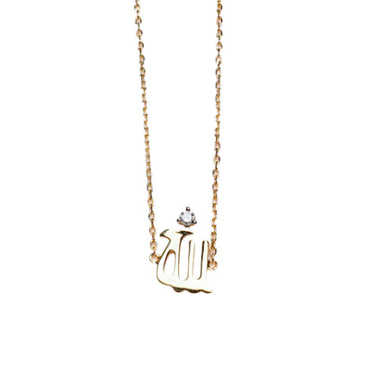 Jalalah Necklace with diamonda on top