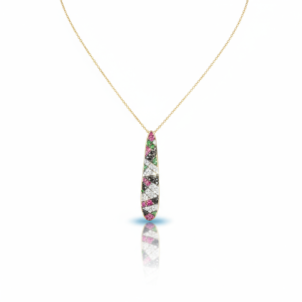 Spirit of the Union" Diamond Necklace: UAE Pride in a Unique Design