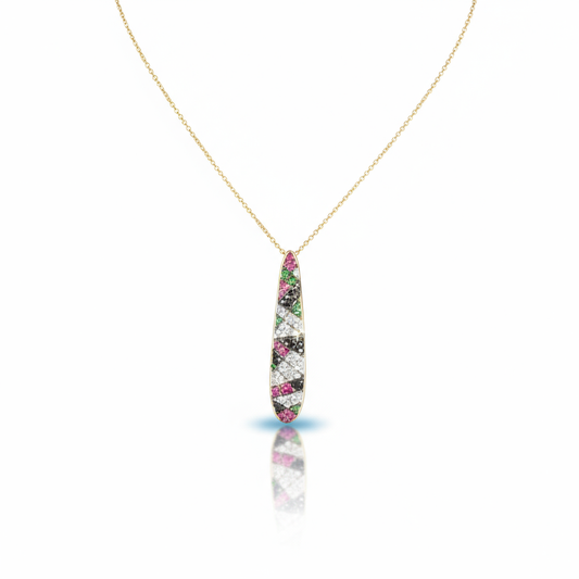 Spirit of the Union" Diamond Necklace: UAE Pride in a Unique Design