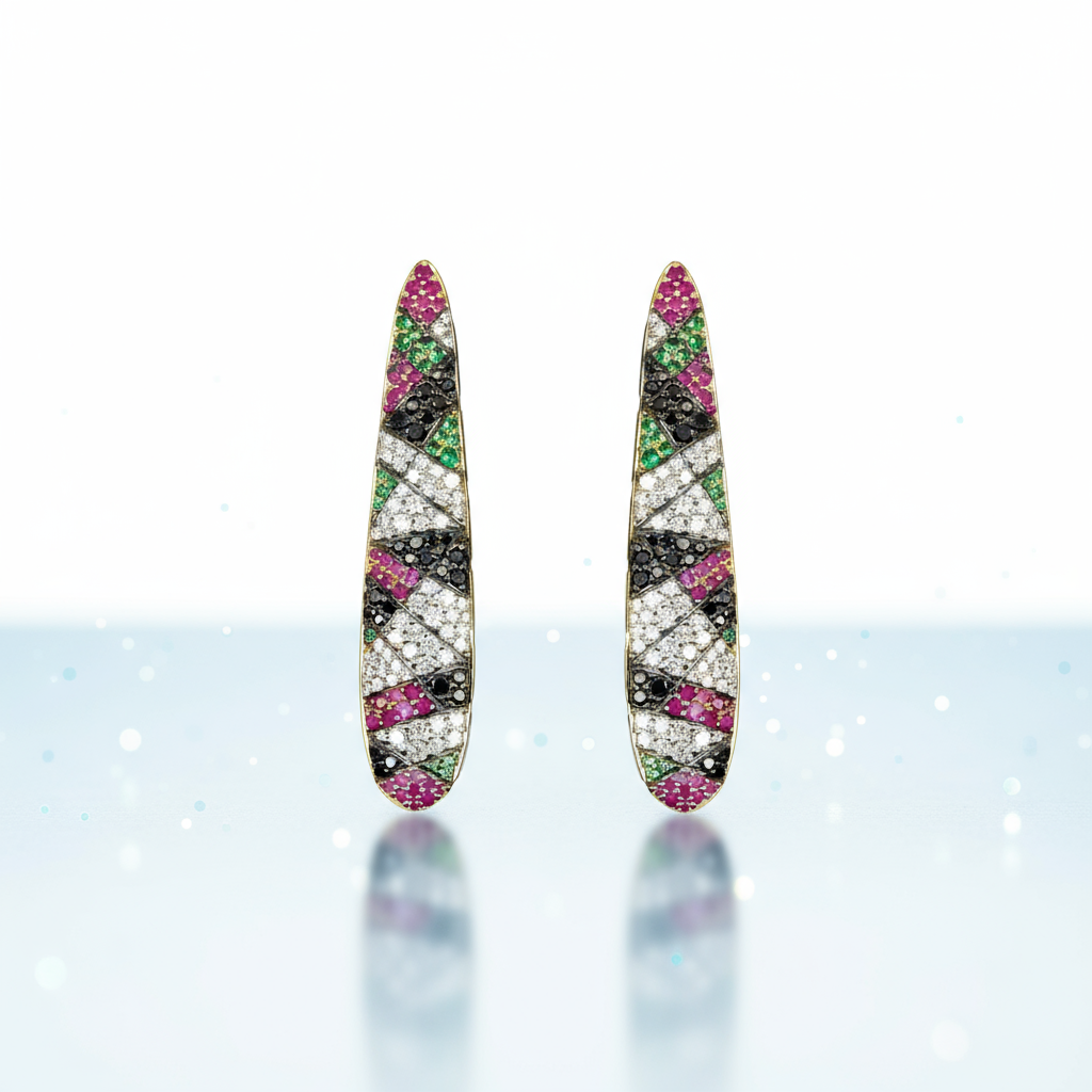 Spirit of the Union Diamond Earrings: A Dazzling Tribute to the UAE