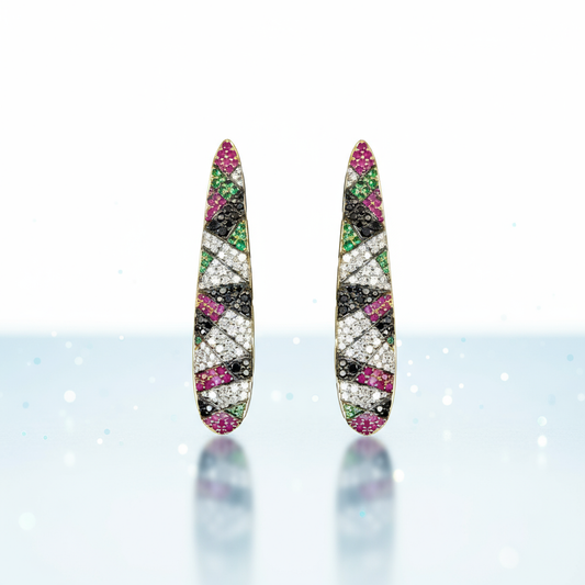 Spirit of the Union Diamond Earrings: A Dazzling Tribute to the UAE